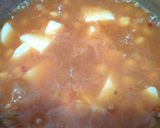 A picture of step 4 of Kathiawari chole.