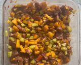 A picture of step 3 of Tuna Ceviche with Mango.