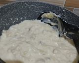 Foto langkah ke 3 dari resep Spaghetti Carbonara Topping Perkedel Cheddar.
