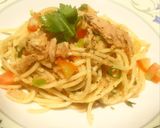 Foto langkah ke 4 dari resep Aglio Olio Tunaregano.