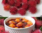 A picture of step 4 of Rambutan fruit pickle.
