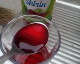 A picture of step 3 of Rooh Afza/Jam-e-Shirin/Lal Sharbat.