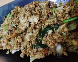 Foto langkah ke 5 dari resep (Menu Diet) Nasi Goreng Rolled Oat (+-278 kal).