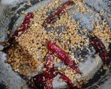 A picture of step 2 of Brinjal pulao.