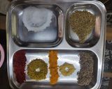 A picture of step 1 of Yummy gatta sabji.