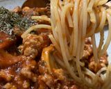 A picture of step 8 of Simple Minced Meat Sausage Spaghettiʕ·͡ᴥ·ʔ.