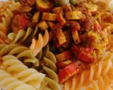 Foto del paso 4 de la receta: Fusillis mixtos en salsa de palmitos