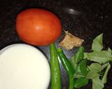 A picture of step 3 of Dahi wali matar curry.