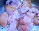 A picture of step 1 of Chicken roll.