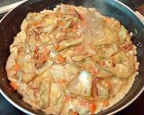 Foto del paso 8 de la receta Tortilla de alcachofas con zanahoria