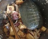Hình bước làm 5 của món Ba ba chuối đậu