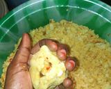 A picture of step 5 of Stuffed yam balls.