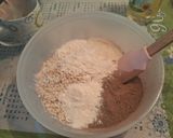 Foto del paso 1 de la receta: Torta de chocolate, avena y frutillas sin azúcar 🍓🍓🍫