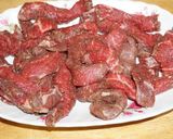 Foto del paso 1 de la receta: Lomo saltado con brócoli y pimiento morrón rojo