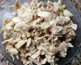 Foto del paso 1 de la receta: Pastel de papa y zapallo con pollo