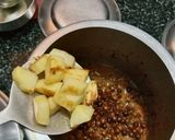 A picture of step 7 of Desi Spiced Chickpeas and Potatoes.