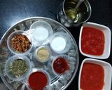 A picture of step 1 of Jain Pizza Sauce.