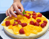 Foto del paso 5 de la receta: Tarta helada de melocotón y mascarpone