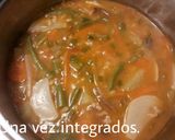 Foto del paso 9 de la receta Arroz integral caldoso con lentejas rojas y verduras de temporada