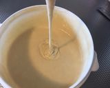 A picture of step 1 of Eggless Dora cake / Dora pancake.