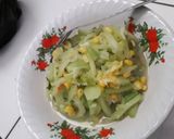 Foto langkah ke 6 dari resep Tumis labu dan jagung.