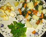 A picture of step 2 of Veg Kolhapuri Sabzi.