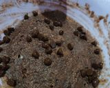 Foto del paso 3 de la receta: Mini tortita de chocolate y avena en microondas