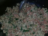 Pasta con salsa de carne