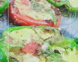 A picture of step 2 of Stuff egg capsicum 🍽️.