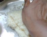 A picture of step 3 of Semolina namakpara.