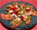 Foto del paso 4 de la receta Ensalada de tomate, pesto a mi manera y pipas