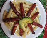 Foto del paso 4 de la receta: Flor de longanicilla y papas fritas..