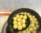 Foto langkah ke 4 dari resep Bubur candil ubi kuning.