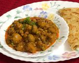 A picture of step 17 of Matar Mushroom Butter Masala.