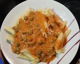 A picture of step 9 of Pasta with sauce "airi".