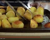 A picture of step 4 of Roast potatoes with duck fat.