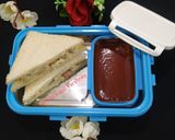 A picture of step 3 of Lunch Box (Mayonnaise Sandwich).