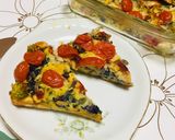 Foto del paso 4 de la receta: Pastel de Coliflor Rojo Con Romanesco y Tomatitos 🍅 Cherry🥣