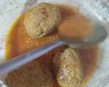 A picture of step 8 of Nargasi kofte.