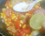A picture of step 7 of Spicy sweet corn chaat.