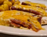 Foto del paso 5 de la receta: Pollo con jamón y queso al horno