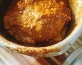 A picture of step 1 of Mutton steam raan.