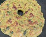 A picture of step 8 of Methi bajra thalipeeth.