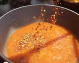 A picture of step 4 of Penne Arrabiata.