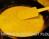 Soft Coconut-Milk Burfi recipe step 2 photo