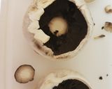 A picture of step 1 of My Mushrooms stuffed with Sausage meat and Blue Stilton cheese.
