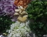शेज़वान फ्राइड राइस रेसिपी चरण 1 फोटो