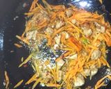 A picture of step 5 of Chicken Fried rice.