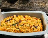 Foto del paso 5 de la receta: Budín salado con gustos (panceta- queso- aceitunas)