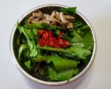 รูปขั้นตอนการทำที่ 3 ของ ใบเหลียงผัดเห็ดโคน (เจ) # กินผักรักสุขภาพ 7